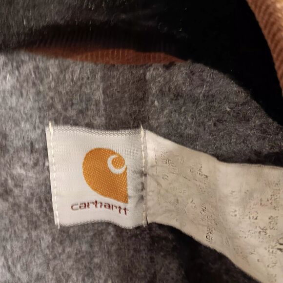 Vintage Carhartt Blanket Lined Duck Jacket J38BRN Size 40 USA  Brown Chore Coat - Picture 10 of 15